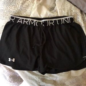 UA black shorts